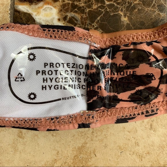 Leopard one piece tank style swim suit, size M - Picture 9 of 14